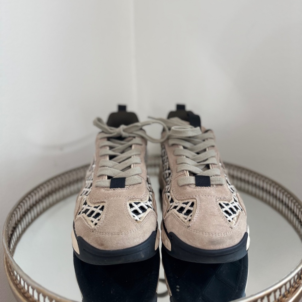 Authentic Chanel Suede Cc Interlocking Sneakers W… - image 6
